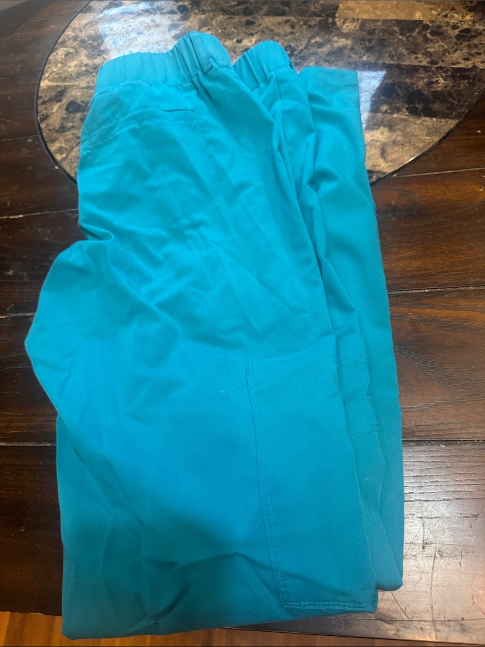 Greys anatomy women's Turquoise Blue Scrub Pants